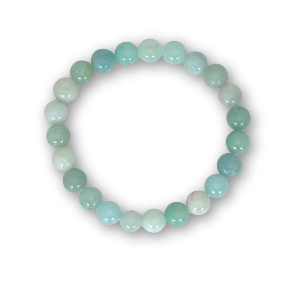 Bracelet Amazonite en 8mm – Image 2