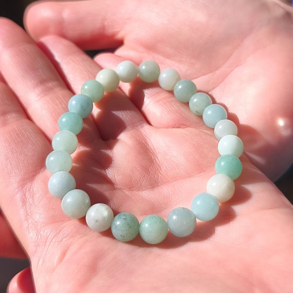 Bracelet Amazonite en 8mm – Image 4