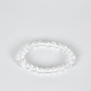 Bracelet cristal de roche en 8 mm