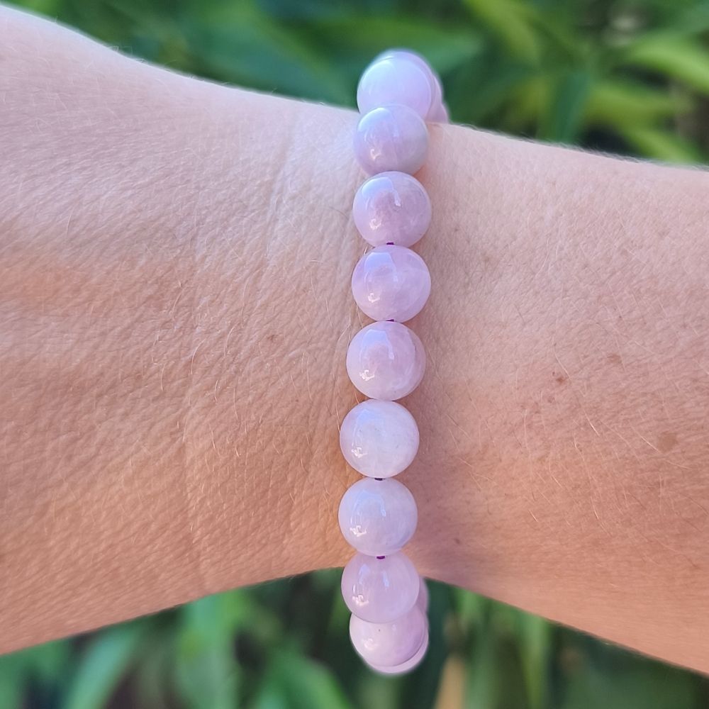 Bracelet Kunzite en 8 mm – Image 2