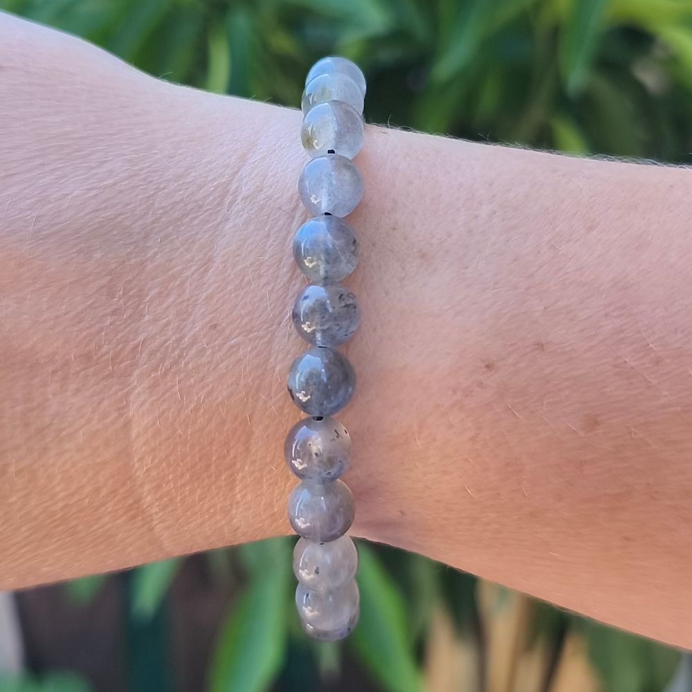 Bracelet labradorite en 8 mm – Image 3