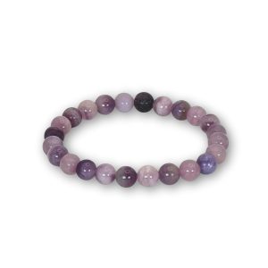 Bracelet lépidolite en 8 mm