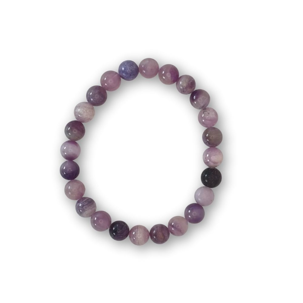 Bracelet lépidolite en 8 mm – Image 2