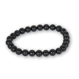 Bracelet tourmaline noire en 8 mm