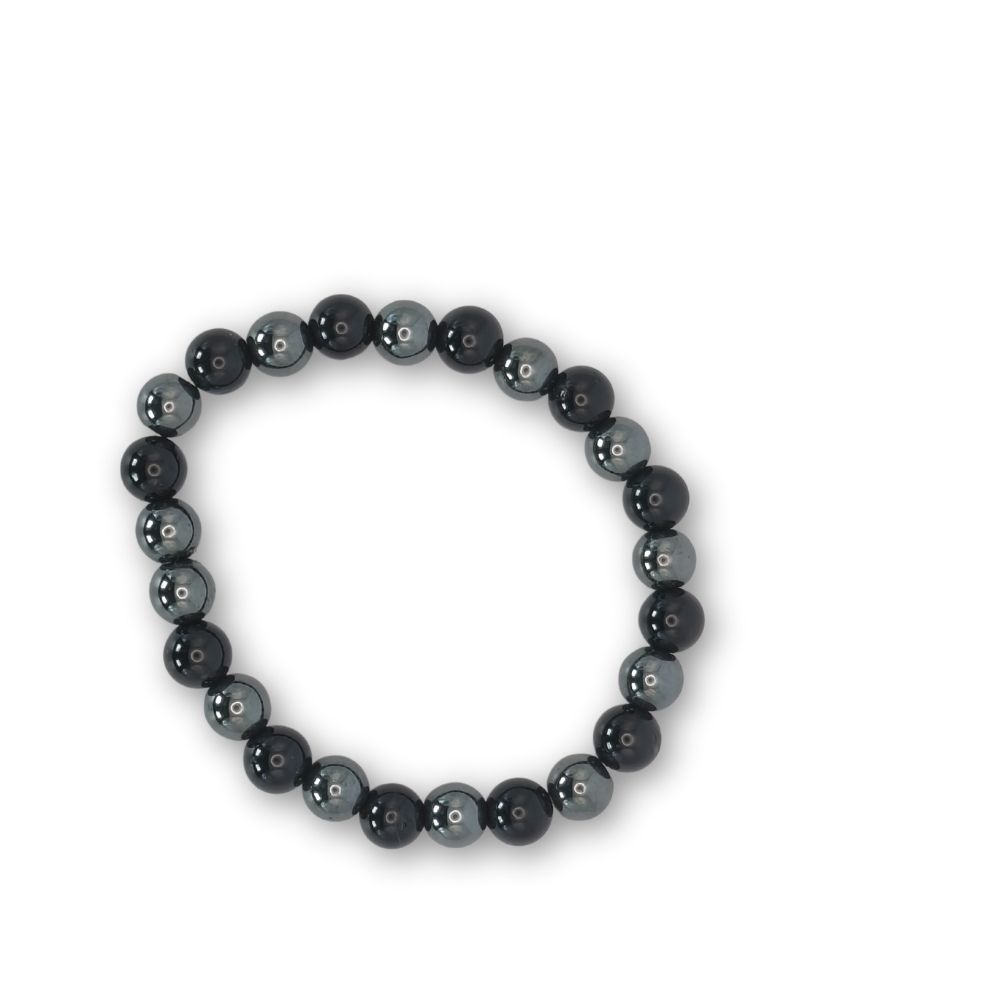 Bracelet ancrage/ondes électromagnétiques en 8mm – Image 2
