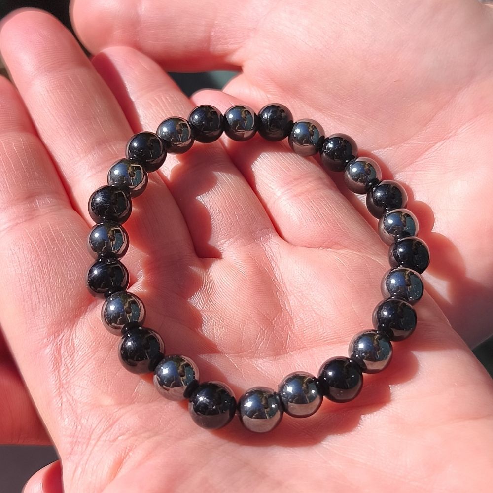 Bracelet ancrage/ondes électromagnétiques en 8mm – Image 4