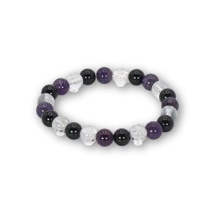 Bracelet Chagrin, Deuil en 8mm