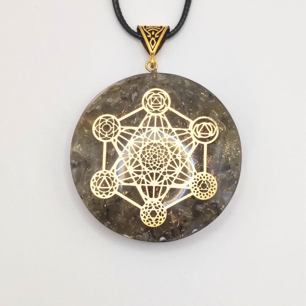 Pendentif orgonite métatron en Labradorite – Image 3