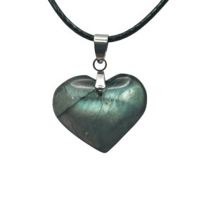 Pendentif en Labradorite cœur