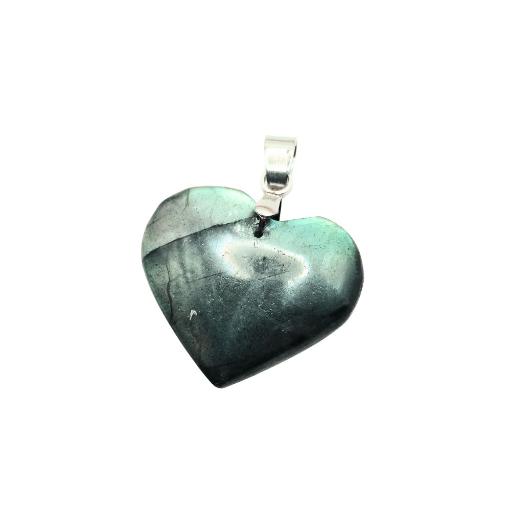 Pendentif en Labradorite cœur – Image 3